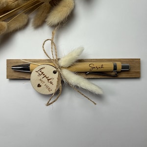 Kugelschreiber „Logopädin mit Herz“ personalisiert mit Namen | Kuli | Geschenkidee