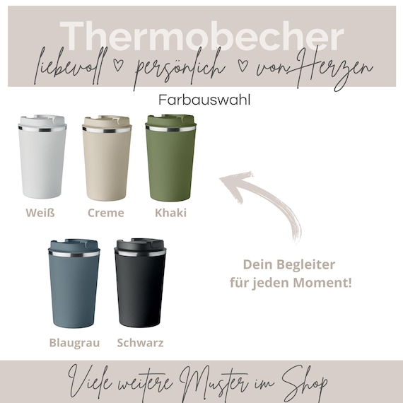 Thermobecher Beste Mama | Bester Papa | Kaffeebecher To Go | Geschenkidee Muttertag Vatertag