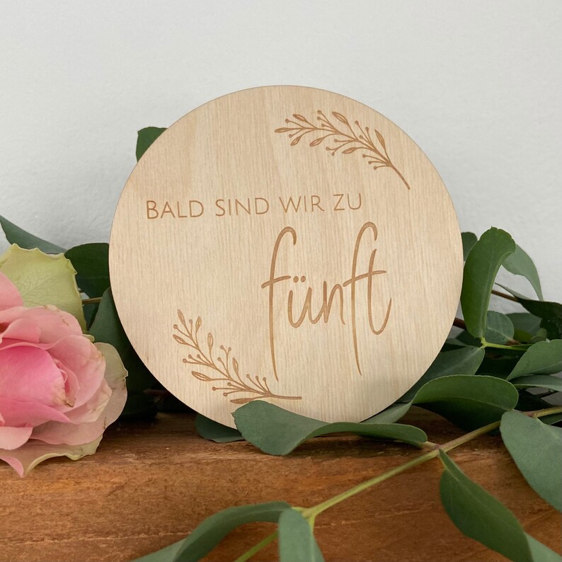 Bald sind wir zu dritt viert fünft Holzscheibe Etsy.de Bald sind wir zu dritt viert fünft Holzscheibe Etsy.de