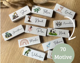 Radiergummi mit Name | 70 Motive | Schulkind | Schule | Einschulung Geschenktipp für 1. Klässler