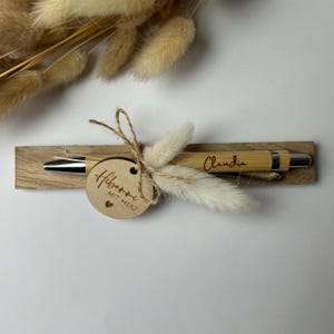 Kugelschreiber „Hebamme mit Herz“ personalisiert mit Namen | Kuli | Geschenkidee