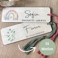 Kommunion Lesezeichen mit Name personalisiert | 35 Motive | Holz mit Band | Geschenkidee zur Kommunion product logo