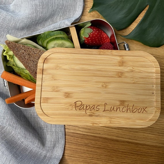 Stainless Steel & Bamboo Lunch Boxes