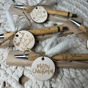 Kugelschreiber „Weihnachten“ personalisiert mit Namen | Kuli | Geschenkidee