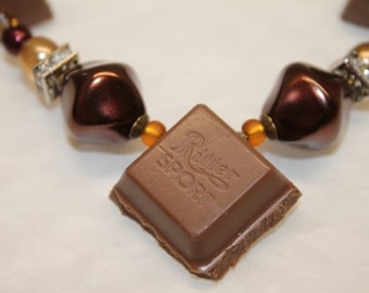 Ensemble de bijoux bonbons-to-go « truffe au chocolat »