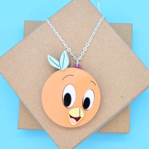 Orange Bird Necklace - Summer Fruits Collection