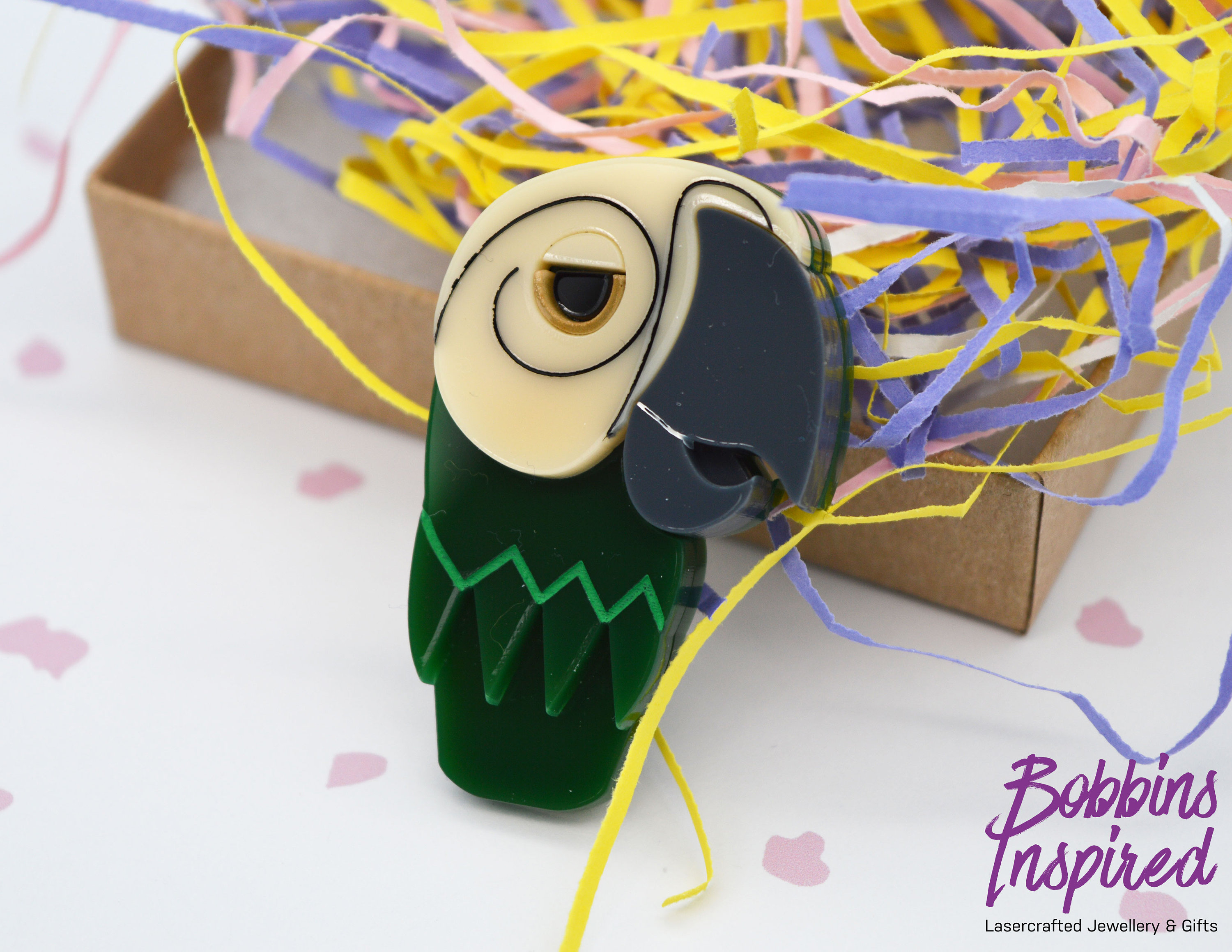 Parrot Umbrella Handle Brooch Mary Poppins Inspired Pin Etsy