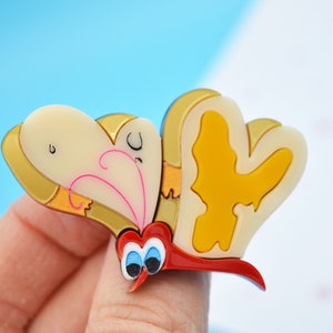 Bread & Butterfly Brooch - Queen Ursula UK x Bobbins Inspired Wonderland Collection