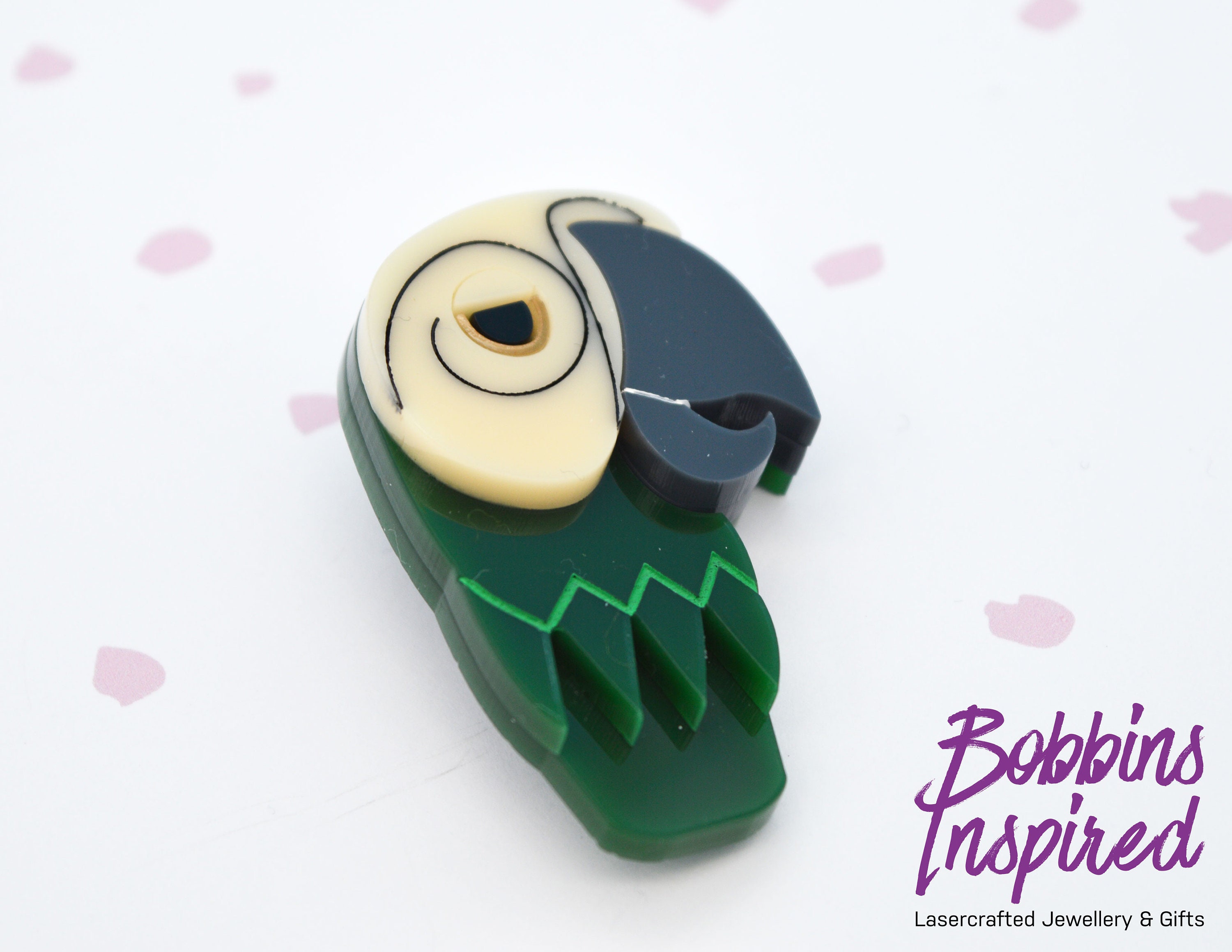 Parrot Umbrella Handle Brooch Mary Poppins Inspired Pin Etsy