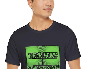 Strength  Hope Unisex T-Shirt - Gift Tee for Friends, Uplifting & Inspiring Shirt, Fathers Day Gift, Birthday Gift, Minimalistic Tee