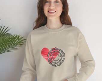 Owning It is the New Healing Sweatshirt, Inspirational Gift Sweatshirt, Minimalistic Design, Positivity Sweatshirt, Birthday Gift, Self-Care