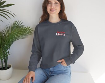 Inspiring Crewneck Sweatshirt - "Rewrite Your Limits" - Cozy Gift for Motivational Lovers, Casual Wear, Birthday Gift, Self-Care