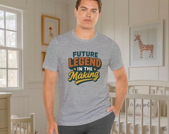 Future Legend in the Making Shirt, Father to Be T-Shirt, New Dad Gift, Pregnancy Announcement Shirt for Expecting Father, Men Graphic Tee