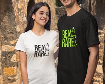 Real is Rare Be That Unisex T-Shirt, Inspirational Gift Tee, Meaningful Birthday Gift, Minimalistic Tee, Inspirational T-shirt, Message Tee