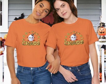 Funny Halloween T-Shirt, Shirt for Youth, Teens, Unisex Spooky Season Outfit, Group Costume Idea,  Fiends Tees, Minimalistic T-shirt