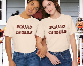 Funny Halloween T-Shirt, Shirt for Kids, Teens, Unisex Spooky Season Outfit, Group Costume Idea,  Halloween Woman T-shirt,