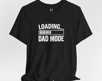 Father's Day T-Shirt, Young Father to Be Gift, Baby Show Outfit, Group Tees Idea, Friends Tees, Minimalistic Unisex Jersey, Boy/Girl Tee