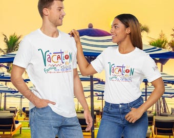 Family On Vacation - Expect the Unexpected Funny Family Tee, Unisex Short Sleeve Tee, Holiday Group Tee, Family Gift Idea, Vacation T-shirt