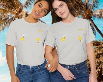 My Honey Sweet Unisex Jersey Short Sleeve Tee, Teen T-shirt, Birthday Gift, Girlfriend Gift, Youth Design Tee, Gift for her, Mother's Day