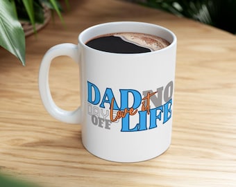 Personalized Mug, Gift for Father, Custom Coffee Cup, Father's Day Mug, Unique Dad Gift, Special Message Mug, Active Father Gift, Young Dad