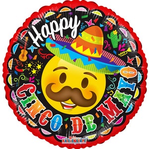 Cinco De Mayo Balloon Cinco De Mayo Decorations Happy Cinco De Mayo Cinco De Mayo Party Cinco De ...