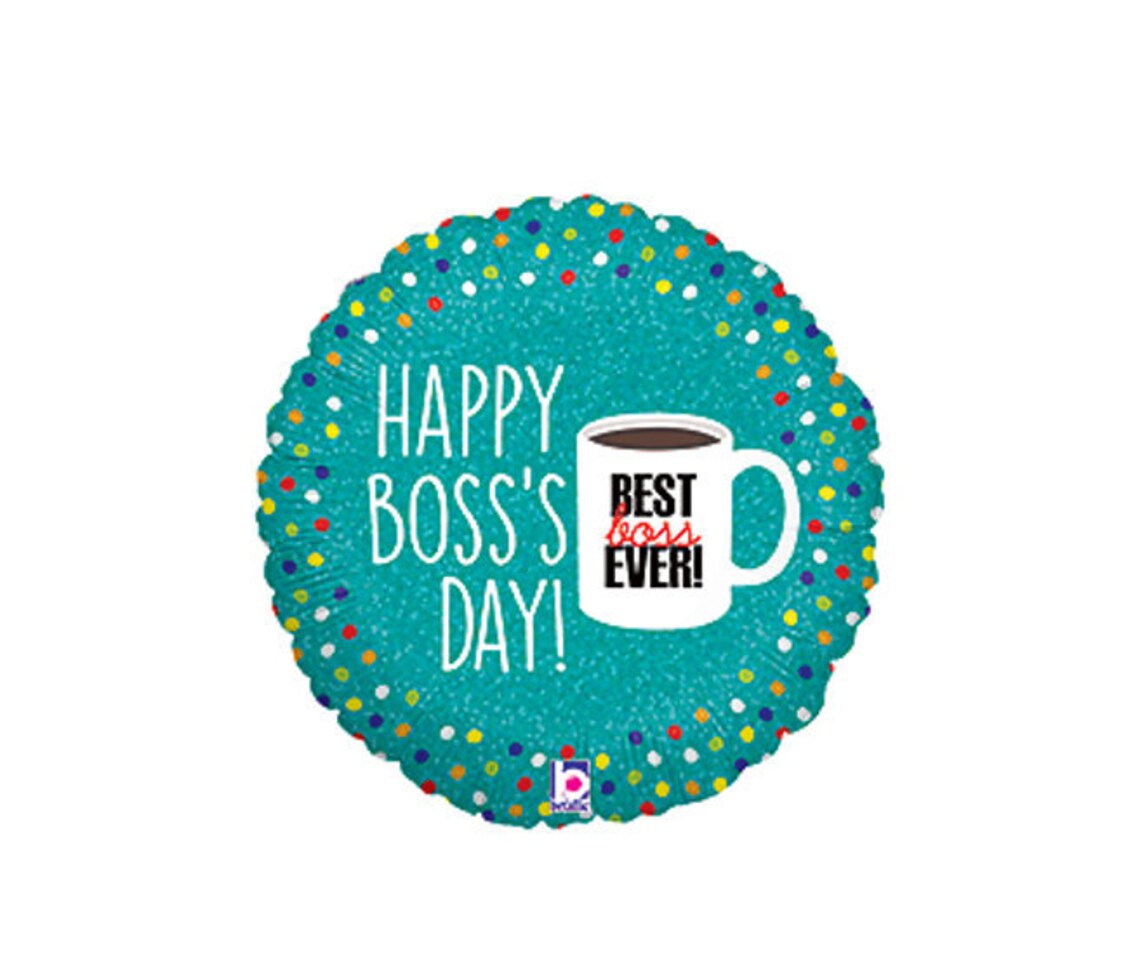 National Boss Day BALLOON Boss's Day Decorations Etsy
