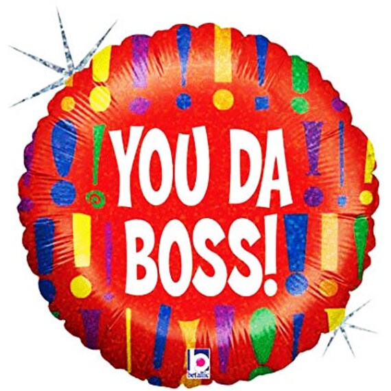 Promotion Party Boss Decorations Balloon Funny Boss Gift Etsy