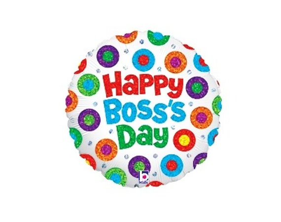 Happy Boss S Day Balloon Boss S Day Decoration Etsy