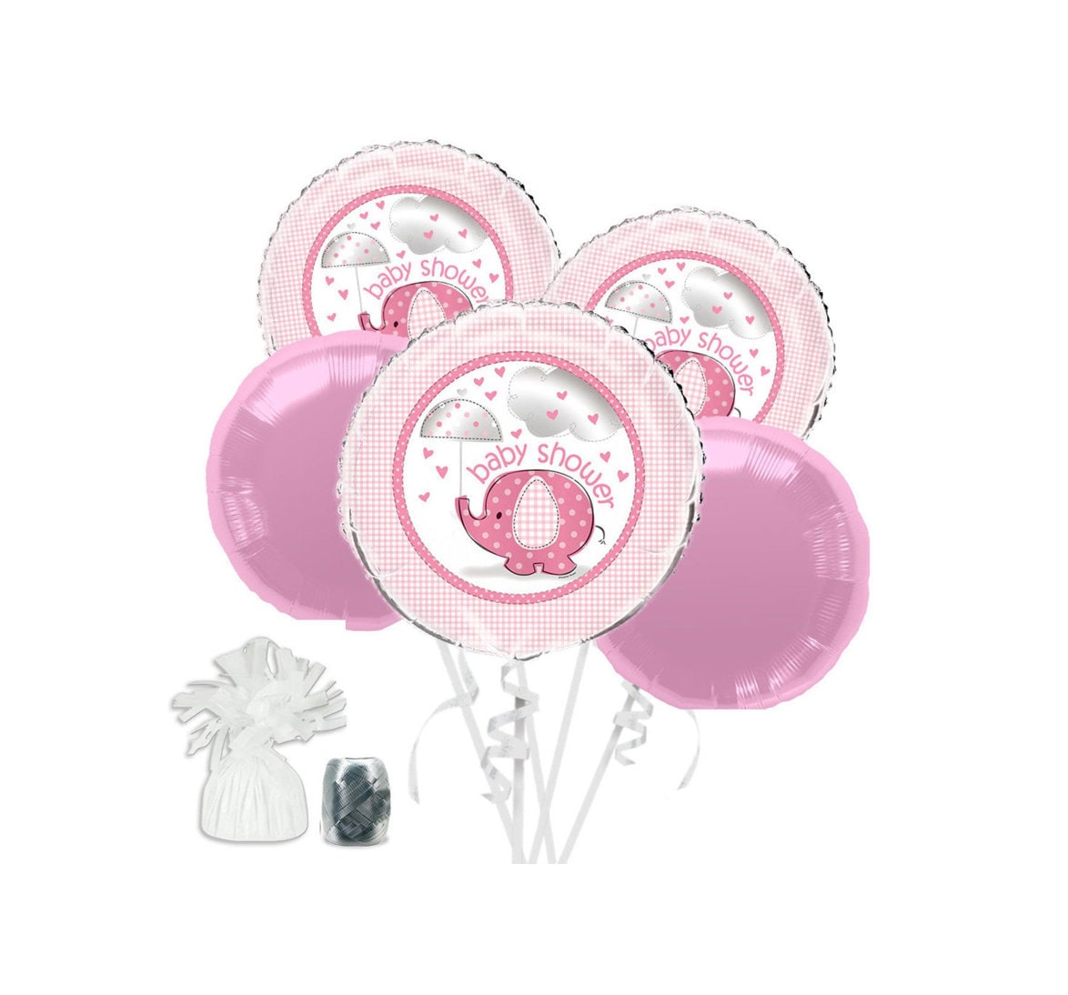 Elephant Baby Shower Balloons Pink Elephant Baby Shower Etsy