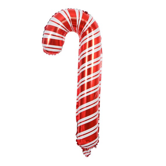 Candy Cane Balloon Large Christmas Balloon Candy Cane Decorations Christmas Party Balloon Holiday Party Merry Christmas