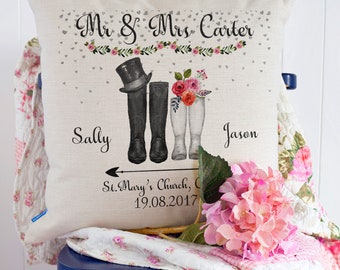Mr and mrs pillows | Etsy Just Married Pillowcases £22.00 from