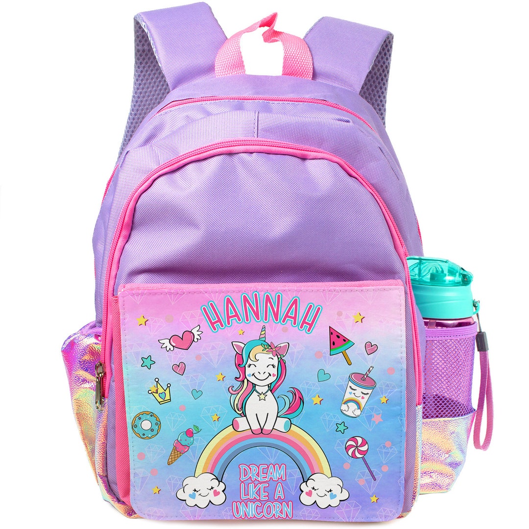 Pink unicorn backpacks outlet