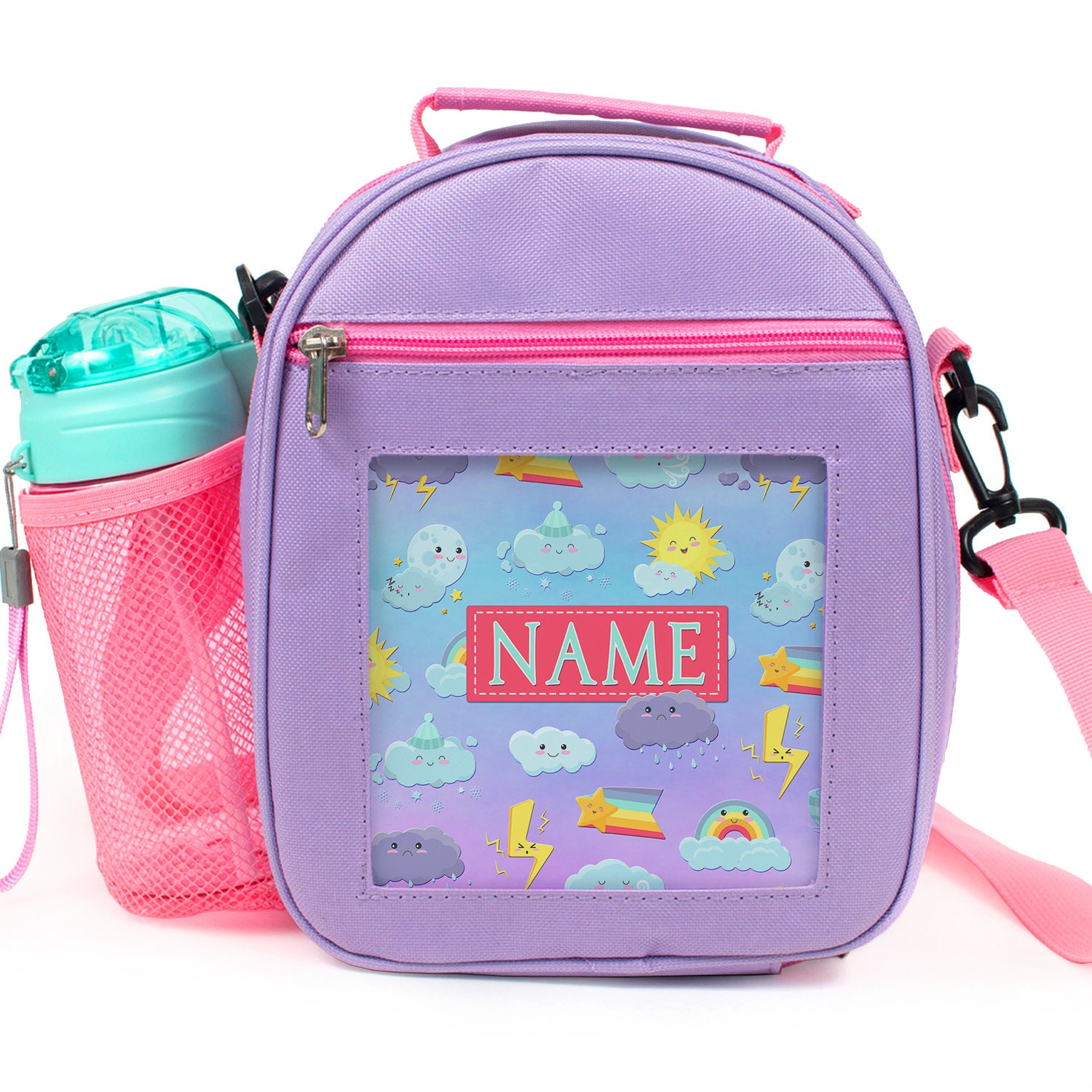 Personalised Girls Lunch Bag Weather School Insulated Lunchbox Etsy UK