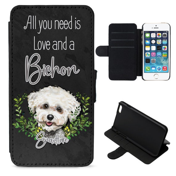 Bichon Phone Case Wallet Bichon Phone Case Wallet