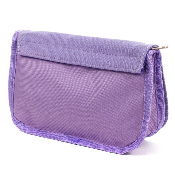 Purple Characters Graphic Pencil Cases Stationery Zipper School Office