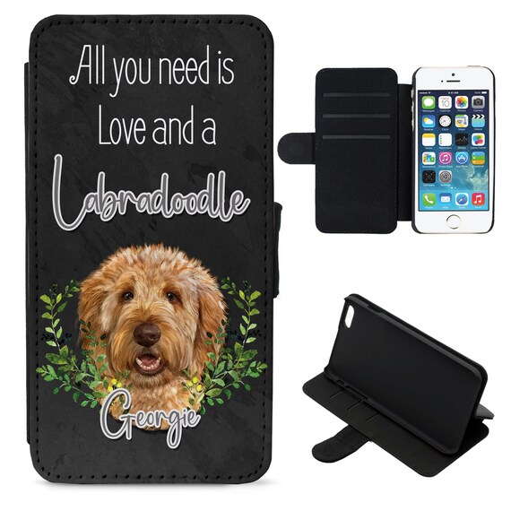 Labradoodle Phone Case Wallet Labradoodle Phone Case Wallet