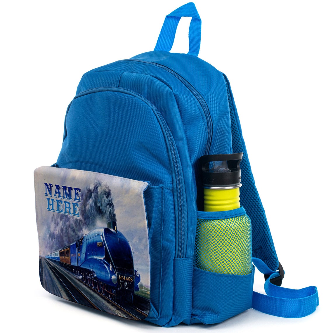 Personalised Steam Train Backpack Boys School Bag Childrens Etsy