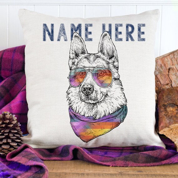 dog cushion personalised