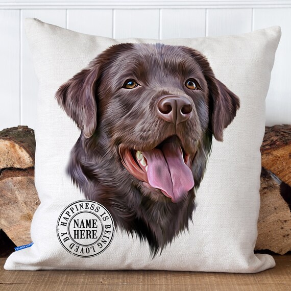 Personnalisé Chocolat Labrador Coussin Housse Chien Oreiller Nom dAnimal  Chiot Jeter Chiens Race Canapé Nouveau Puppy Treat Cadeau t KDC08 - Etsy  France