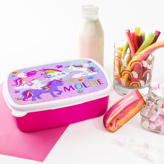 Unicorn Soft Insulated Kids Personalized Thermal Lunch Box +