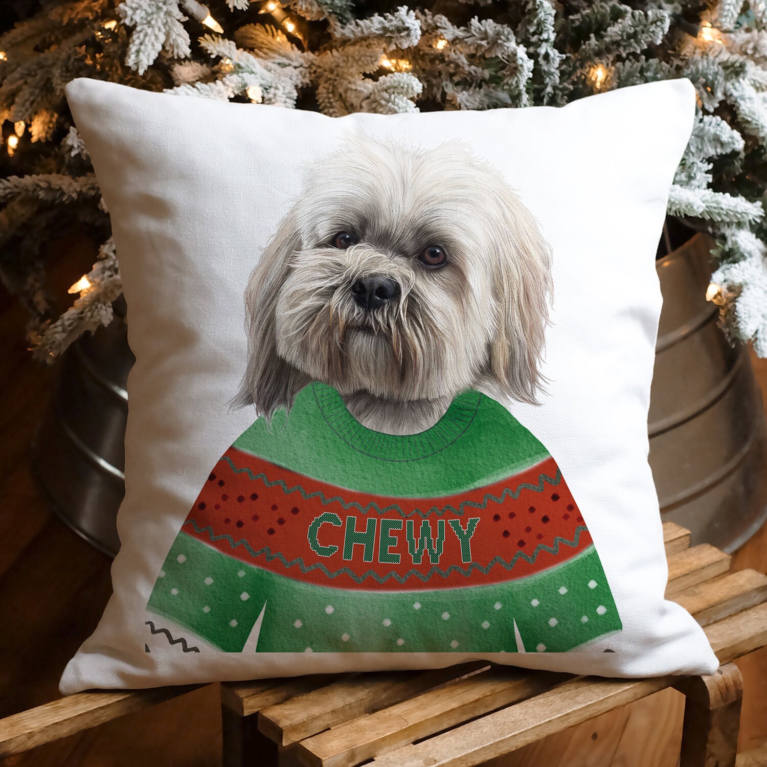 lhasa apso cushion