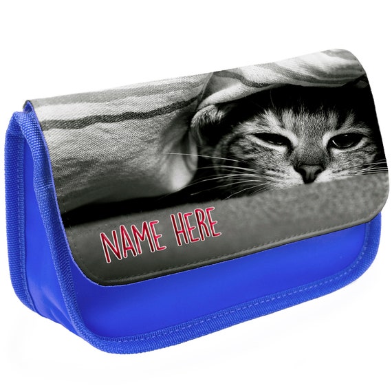 Personalised Tabby Cat Pencil Case Ladies Carry Bag Womens Cute Stationery Bag Glasses Carrier Kitten Birthday Gift for Her ST829 Etsy UK