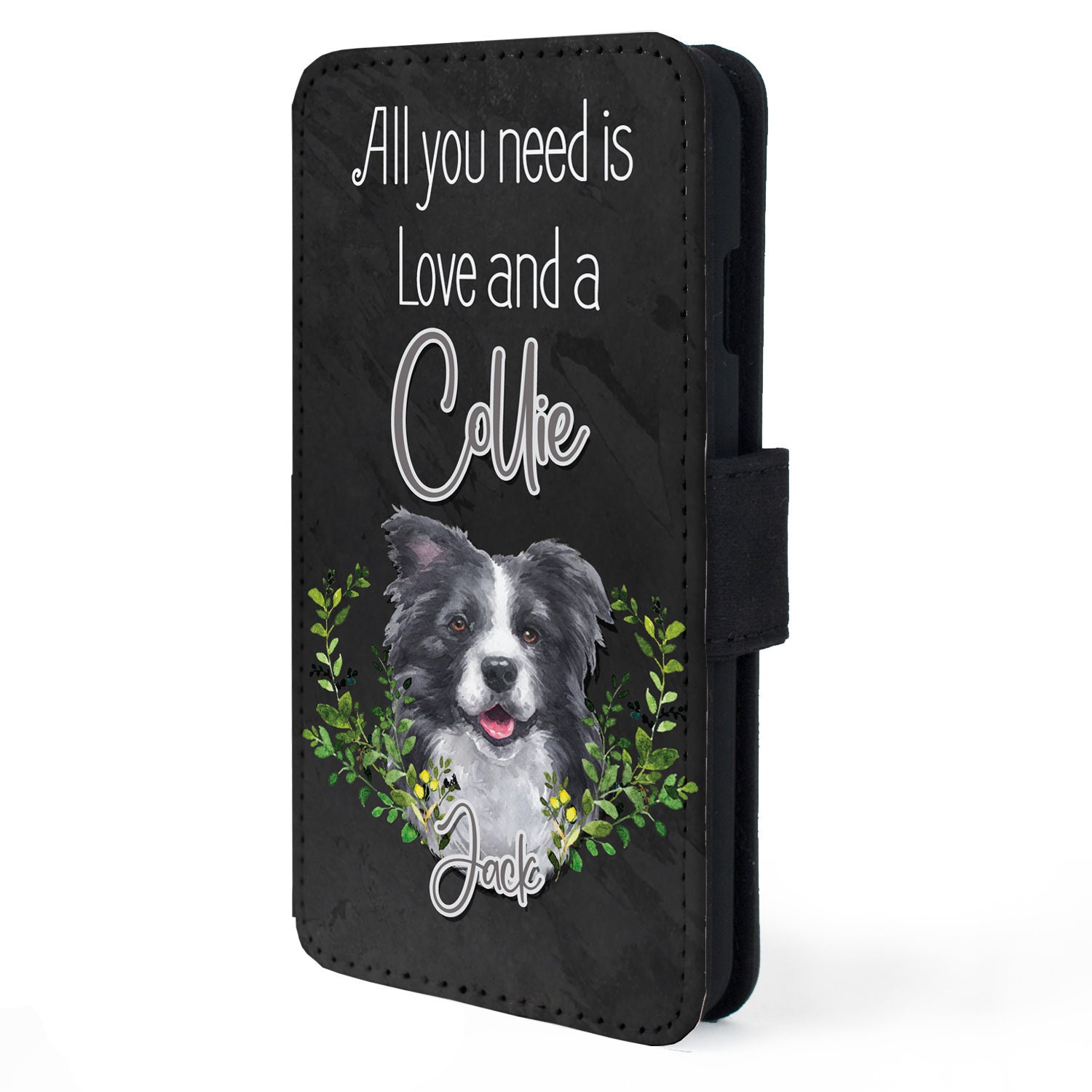Border Collie Phone Case Wallet Border Collie Phone Case Wallet