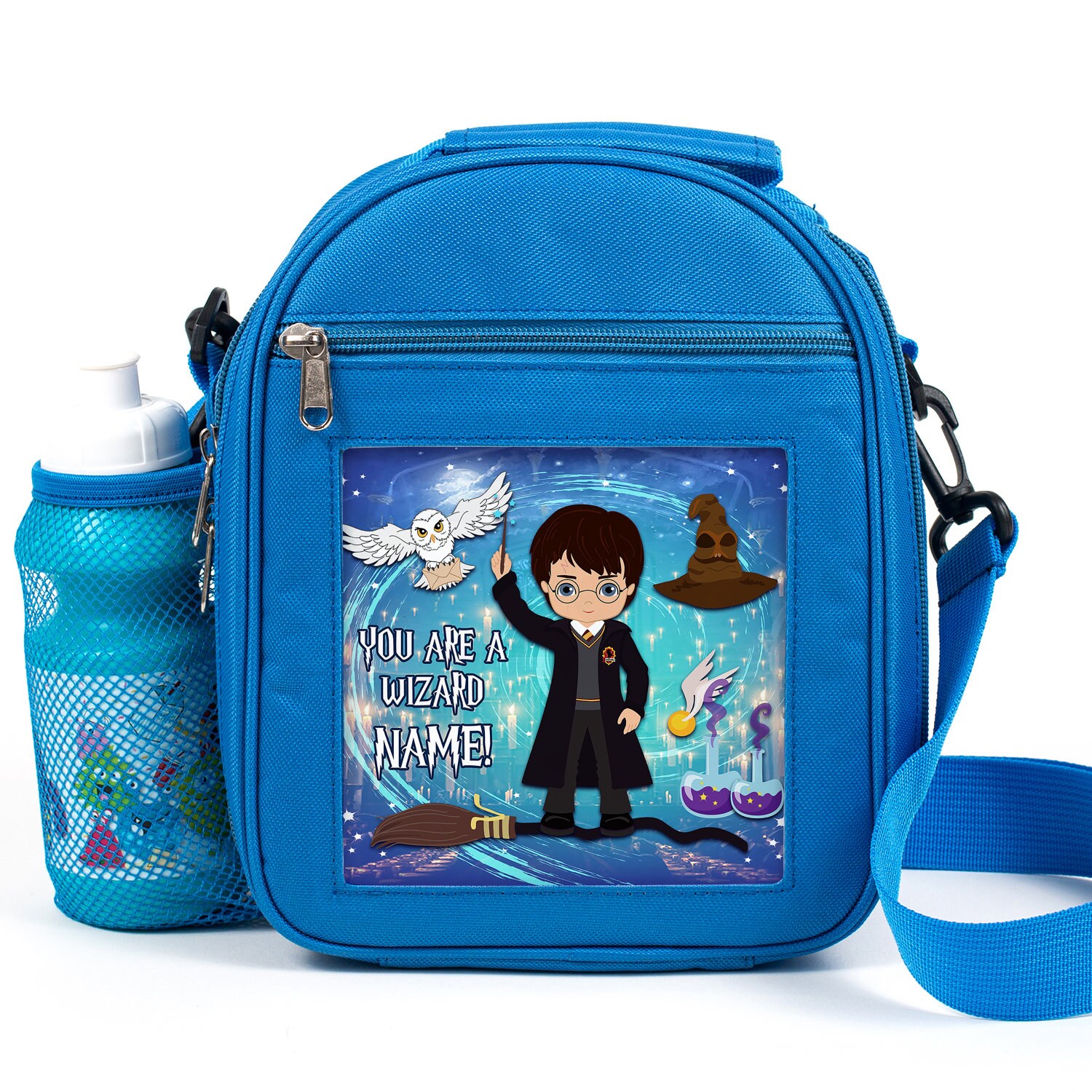 Personalised Harry Potter Lunch Bag Boys School Insulated Etsy