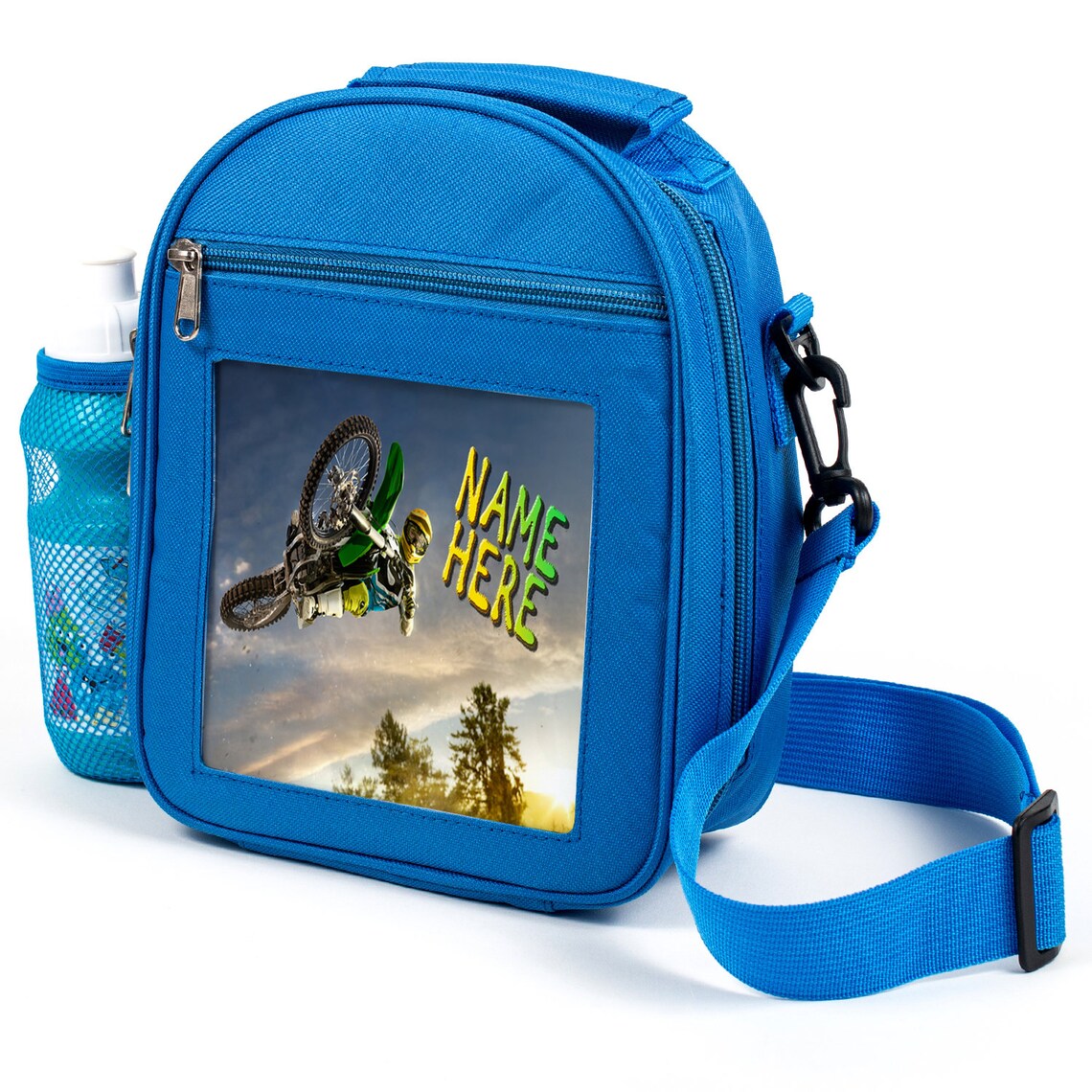 Personalised Dirt Bike Lunch Bag Boys School Insulated Etsy UK