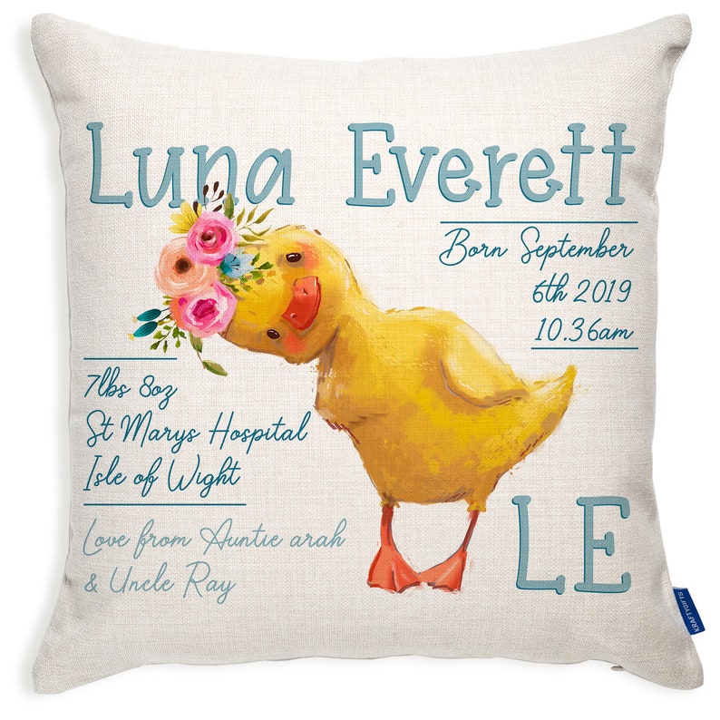 born in 2019 cushion