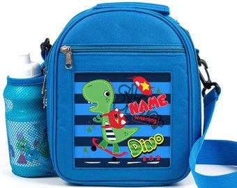 personalised school bolsas and lunch boxes