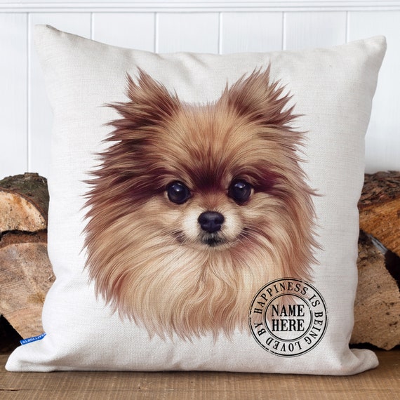 Fluffy puppy throw pillow hotsell