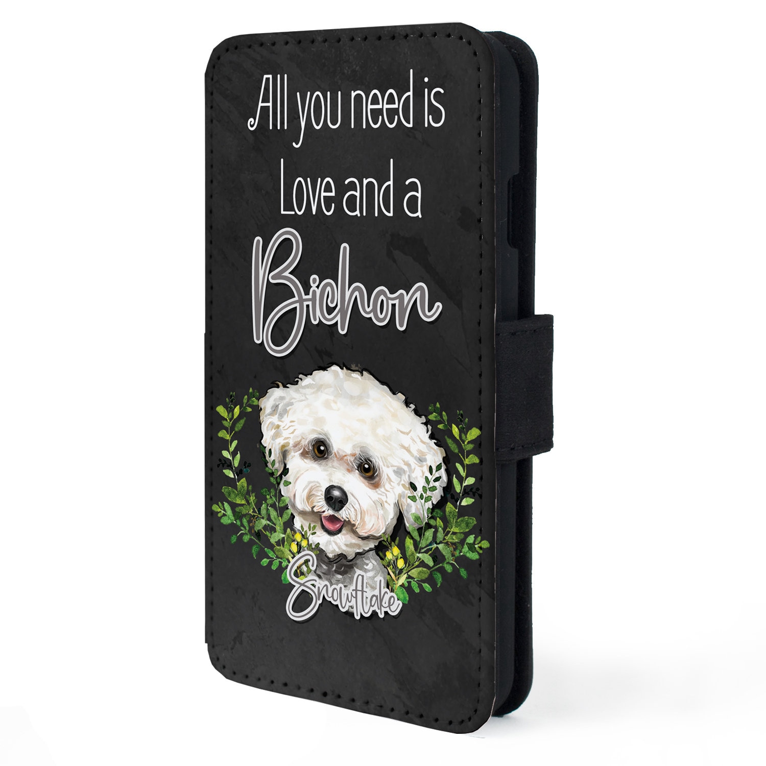 Bichon Phone Case Wallet Bichon Phone Case Wallet