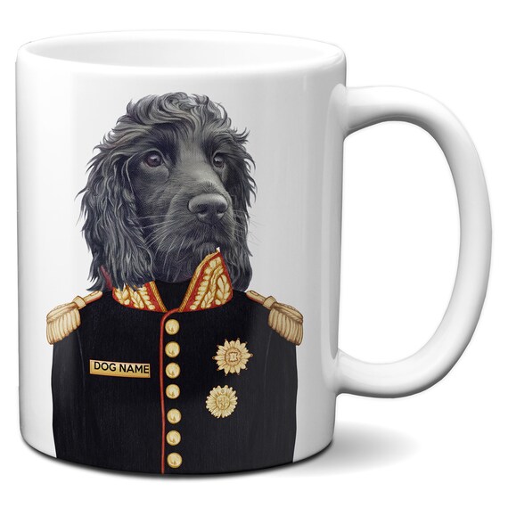 black cocker spaniel mug